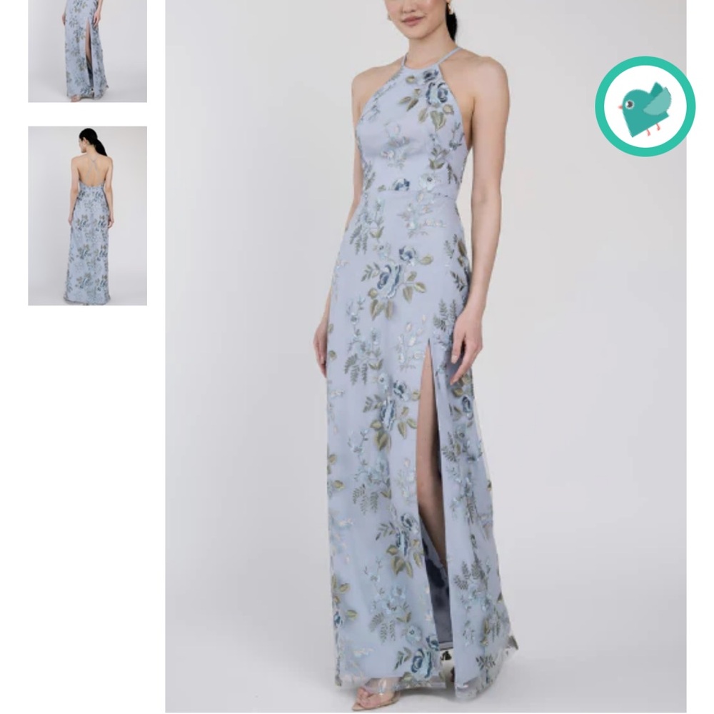 JENNY YOO BRIDESMAID DRESS NEVER WORN Color: Enchanted Floral Whisper Blue